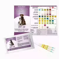 One Step Urin Teststreifen Für Hunde Und Katzen Schnelltest Zur Prüfung Von 10 Gesundheitswerten 5 St