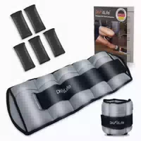 Dh Fitlife 2er Set 2,5kg Verstellbare Fußgelenkmanschetten
