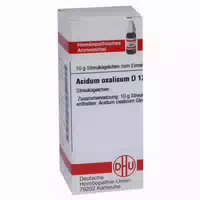 Acidum Oxalicum D 12 Globuli 10 G