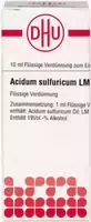 Dhu Acidum Sulfuricum Lm Vi Dilution 10 ml