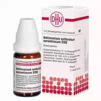 Dhu Antimonium Sulfuratum Aurantiacum D30 Globuli