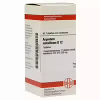 Argentum Metallicum D 12 Tabletten 80 St