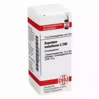 Argentum Metallicum C 200 Globuli 10 G Globuli