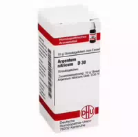 Argentum Nitricum D 30 Globuli 10 G Globuli