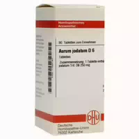 Aurum Jodatum D 6 Tabletten 80 st