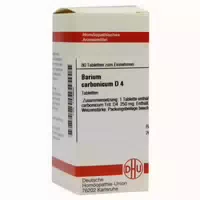 Barium Carbonicum D 4 Tabletten 80 St Tabletten