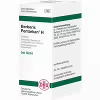 Berberis Pentarkan H Tabletten 200 St Tabletten