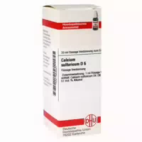 Calcium Sulfuricum D 6 Dilution 20 ml