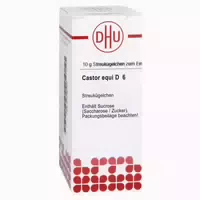 Dhu Castor Equi D6 Globuli 10 g