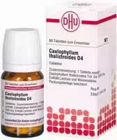 Caulophyllum Thalictroides D 4 Tabletten 80 st Tabletten