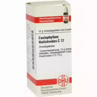 Caulophyllum Thalictroides D 12 Globuli 10 g Globuli
