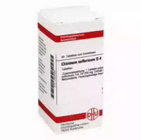 Chininum Sulfuricum D 4 Tabletten 80 St Tabletten