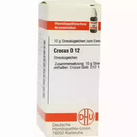 Crocus D 12 Globuli 10 g Globuli