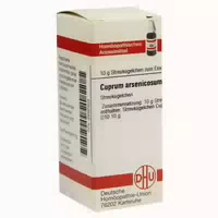 Cuprum Arsenicosum D 10 Globuli 10 g
