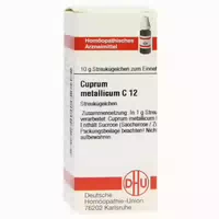 Cuprum Metallicum C 12 Globuli 10 g