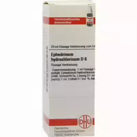 Ephedrinum Hydrochloricum D 6 Dilution 20 Ml