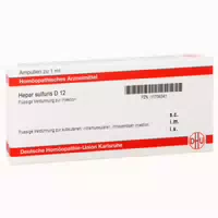 Dhu Hepar Sulfuris D12 8 X 1 ml Ampullen