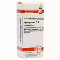 Dhu Hyoscyamus C 6 Globuli