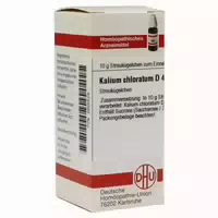 Kalium Chloratum D 4 Globuli 10 G Globuli