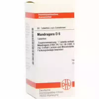 Mandragora D 6 Tabletten 80 St Tabletten