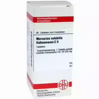 Dhu Mercurius Solubilis Hahnemanni D6 80 Tabletten