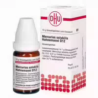 Dhu Mercurius Solubilis Hahnemanni D12 10 G Globuli