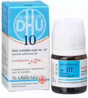Dhu Schüssler Salz Nr 10 Natrium Sulfuricum D 6 Globuli 10 g Globuli