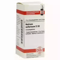 Natrium Sulfuricum D 30 Globuli 10 g Globuli