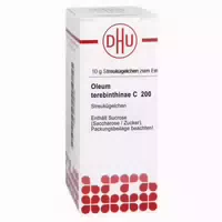 Dhu Oleum Terbeinthinae C200 Globuli 10 g