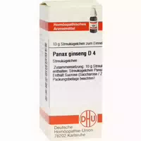 Panax Ginseng D 4 Globuli 10 g Globuli