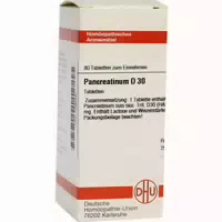 Pancreatinum Suis D 30 Tabletten 80 st Tabletten