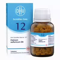 Dhu Schüßler Salz Nummer 12 Calcium Sulfuricum D6 Tabletten