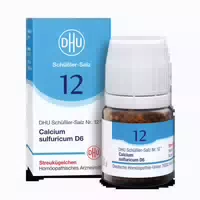 Dhu Schüßler Salz Nr 12 Calcium Sulfuricum D6 Globuli 10 g