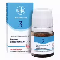 Dhu Schüßler Salz Nummer 3 Ferrum Phosphorus D12 Globuli