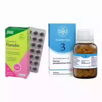 Dhu Schüßler Salz Nummer 3 und Floradix Eisen Folsäure