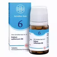 Dhu Schüßler Salz Nummer 6 Kalium Sulfuricum D6 Tabletten