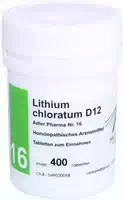 Dhu Schüssler Salz Nr 16 Lithium Chloratum D 12 Tabletten 200 st Tabletten