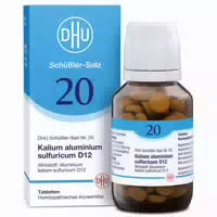 Dhu Schüssler Salz Nr 20 Kalium Alum Sulfur D12 Tabletten 200 st Tabletten