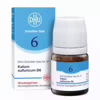 Dhu Schüssler Salz Nr 6 Kalium Sulfuricum D 6 Globuli Tabletten 10 g Globuli