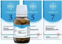 Dhu Schüßler Salze Kur mit den Mineralsalzen Nr 3 5 7 3x 80 Tabletten