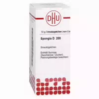 Spongia D 200 Globuli 10 g