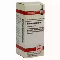 Staphisagria D 3 Globuli 10 g Globuli