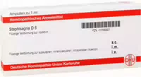 Dhu Staphisagria D6 8 X 1 ml Ampullen