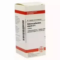 Stibium Sulfuratum Nigrum D 4 Tabletten 80 St Tabletten