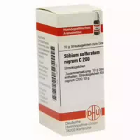 Dhu Stibium Sulfuratum Nigrum C200 10 g Globuli