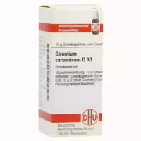 Strontium Carbonicum D 30 Globuli 10 G Globuli