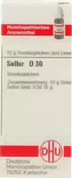 Sulfur D 30 Globuli 10 g Globuli