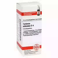 Tartarus Stibiatus D 4 Globuli 10 g