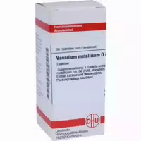 Vanadium Metallicum D 6 Tabletten 80 st Tabletten
