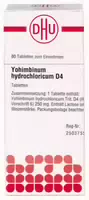 Yohimbinum Hydrochloricum D 4 Tabletten 80 st Tabletten